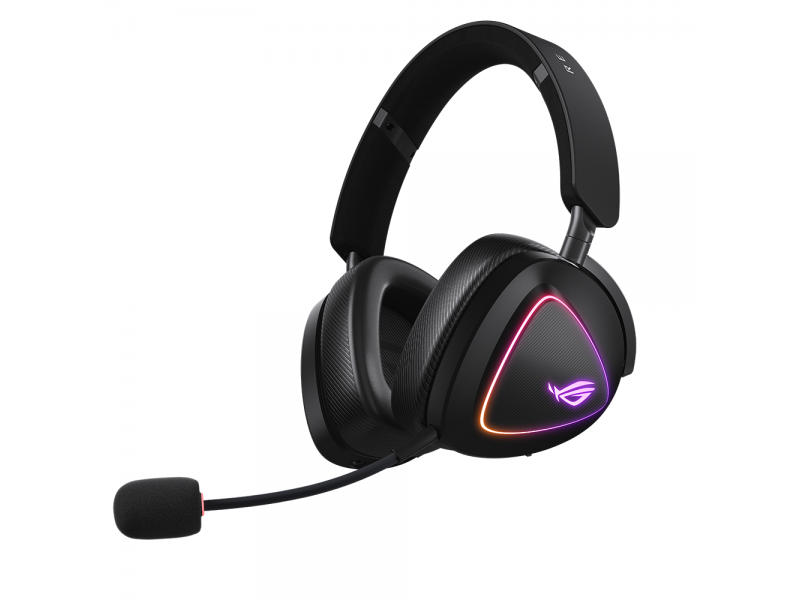 Геймърски безжични слушалки ASUS ROG Delta II - USB-C, Aura Sync RGB