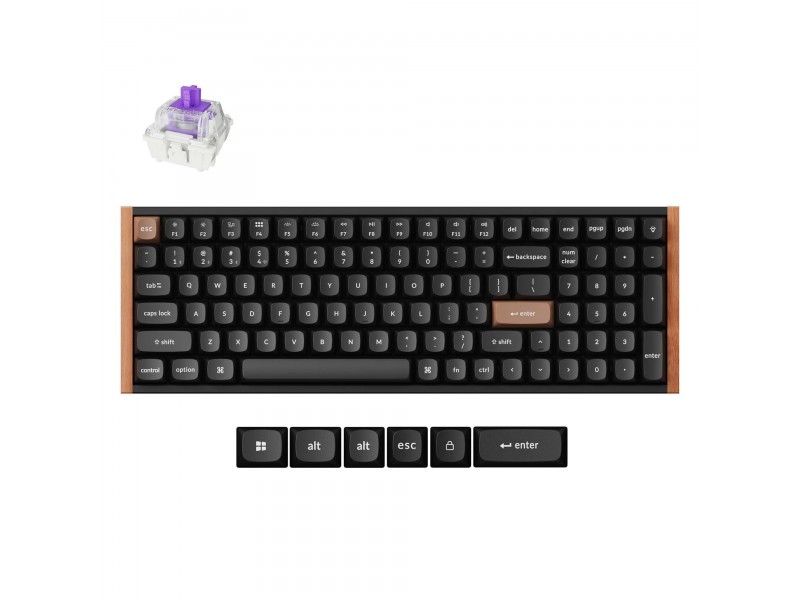 Геймърска механична клавиатура Keychron K4 HE Special Edition - Wireless, Full Size