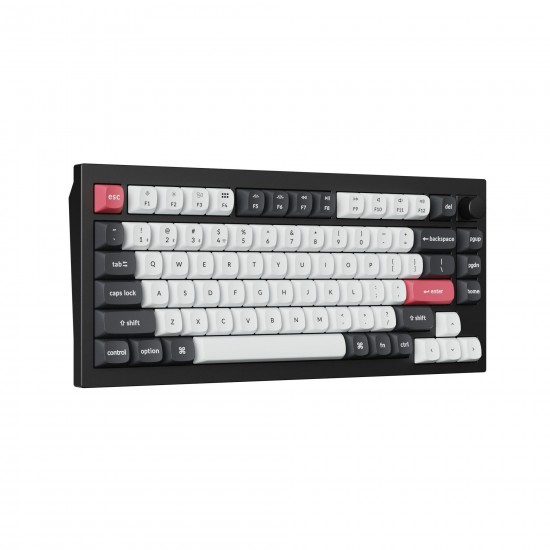 Механична клавиатура Keychron Q1 HE QMK 75% Carbon Black - Wireless