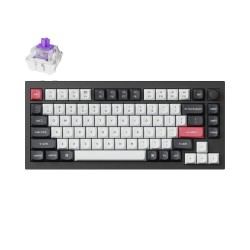 Механична клавиатура Keychron Q1 HE QMK 75% Carbon Black - Wireless