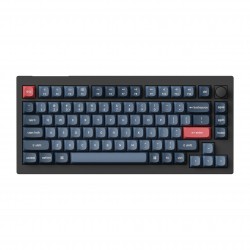 Механична клавиатура Keychron V1 MAX QMK 75% Carbon Black - Wireless Механична клавиатура Keychron V1 MAX QMK 75% Carbon Black - Wireless