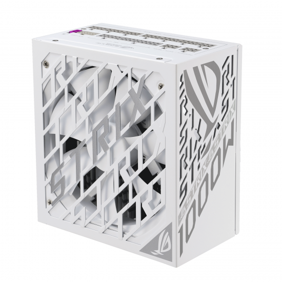 Захранващ блок ASUS ROG STRIX 1000W White Edition, 80+ Platinum PCIe 5.1, Fully Modular