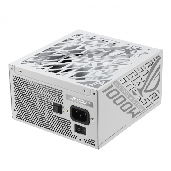 Захранващ блок ASUS ROG STRIX 1000W White Edition, 80+ Platinum PCIe 5.1, Fully Modular