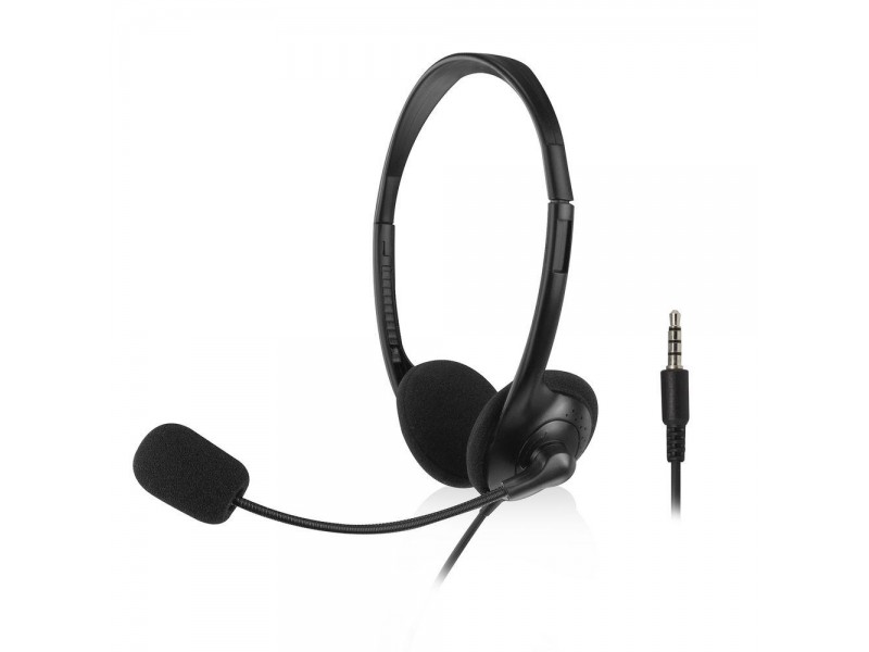 ACT Слушалки с микрофон, 3.5mm жак, 2м
