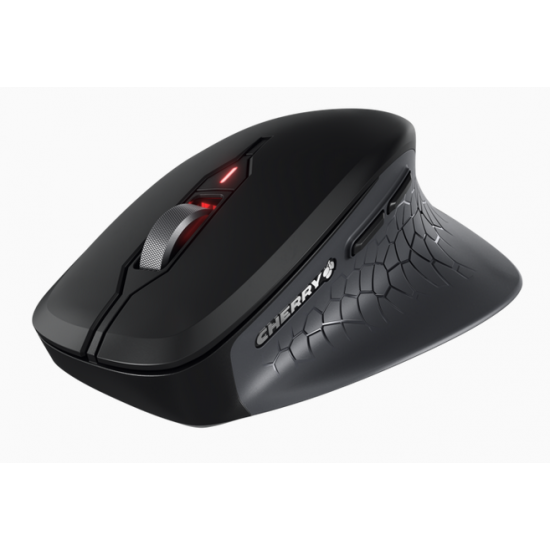 CHERRY Stream ергономична безшумна мишка Comfort, 6 бут, 4000dpi, черна