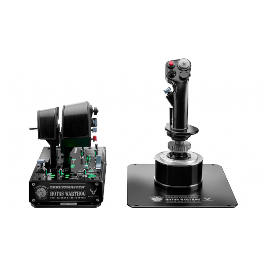 Джойстик и контролен панел,  авиосимулатор Thrustmaster HOTAS Warthog  за PC, Черен