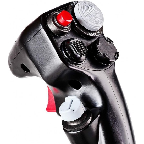 Жичен джойстик Thrustmaster F-16C Viper, Авиосимулатор за PC, Черен
