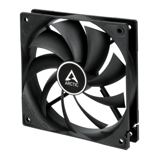 Комплект вентилатори ARCTIC F12 PWM 120 мм, 5 броя, Черен