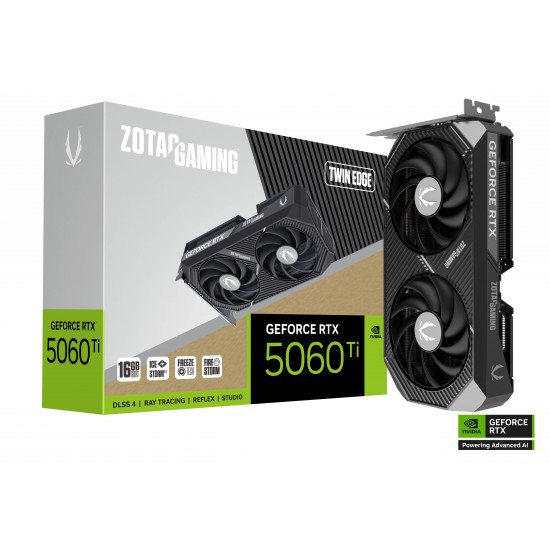 Видео карта ZOTAC GAMING RTX 5060 TI Twin Edge 16GB GDDR7