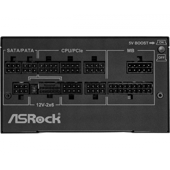 Захранващ блок ASRock Phantom Gaming 1000W 80+ Gold, PCIe 5.1