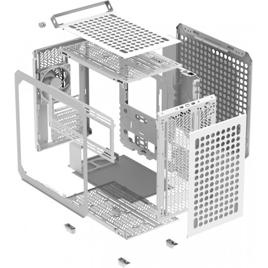 Кутия Cooler Master QUBE 500 Flatpack White