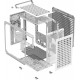 Кутия Cooler Master QUBE 500 Flatpack White