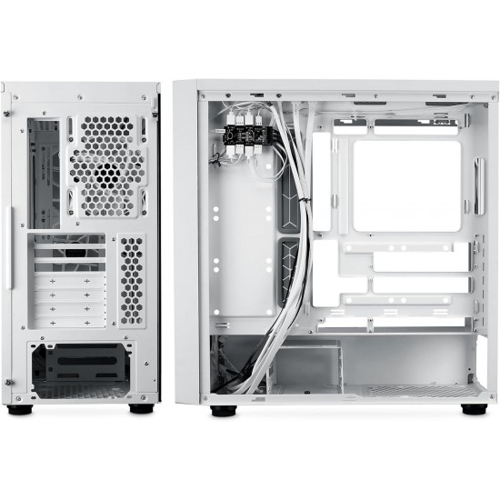 Кутия CoolerMaster MasterBox 600 - White ARGB