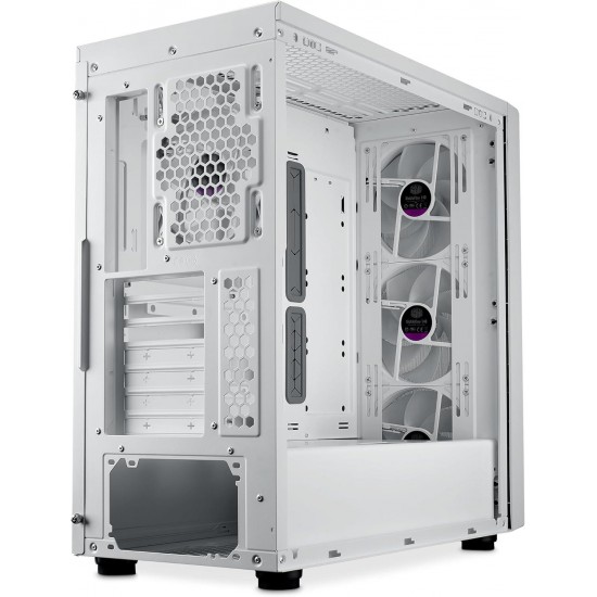 Кутия CoolerMaster MasterBox 600 - White ARGB