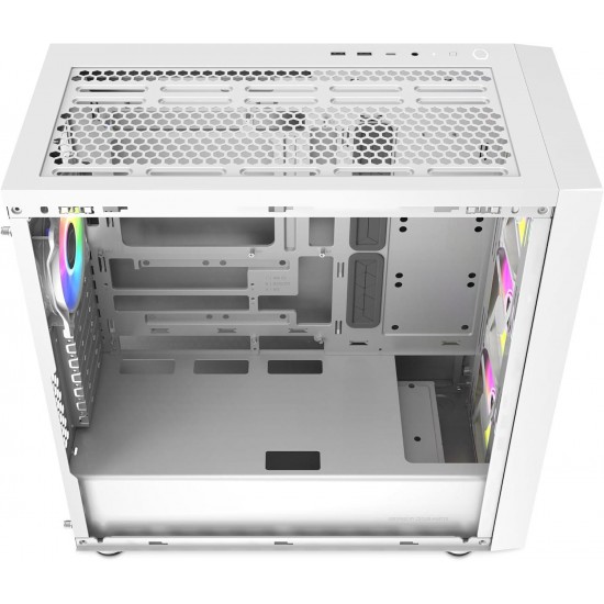 Кутия CoolerMaster MasterBox 600 - White ARGB