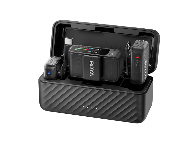 Безжична система микрофони All-in-One BOYA BOYAMIC 2