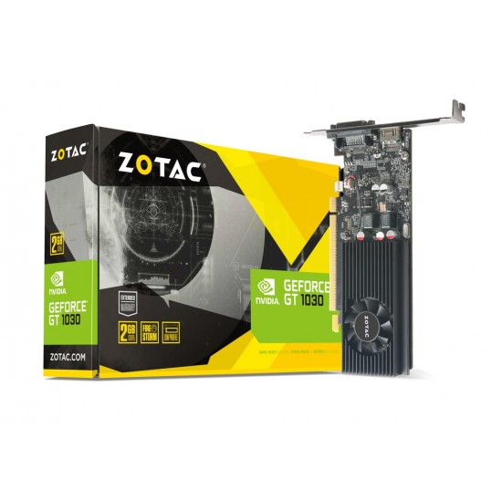 Видео карта ZOTAC GeForce GT 1030 2GB GDDR5 Low Profile