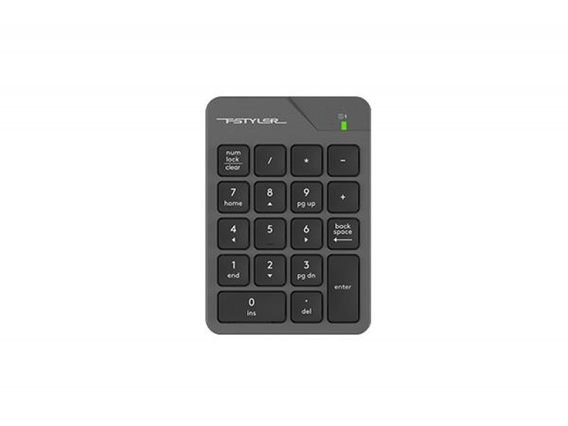 A4tech Цифрова безжична 2.4Ghz клавиатура FGK21C,черна, LiIon батерия, USB-C зареждане