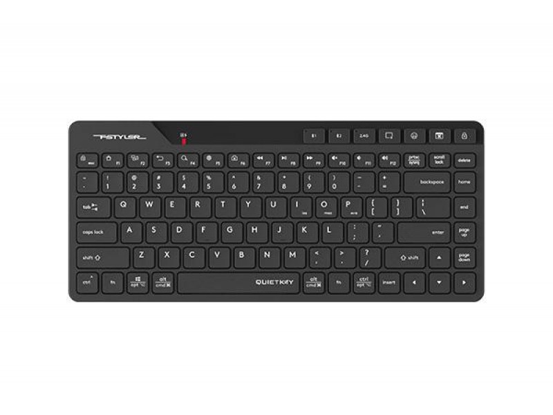 A4tech FBK26C AS Fstyler безжичнa мини тиха клавиатура, Multi-mode, презареждаема батерия, USB,кирилизирана