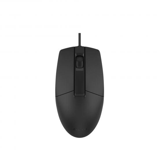 A4tech OP-330S Оптична мишка V-Track, безшумен клик, 1000 dpi,USB черна