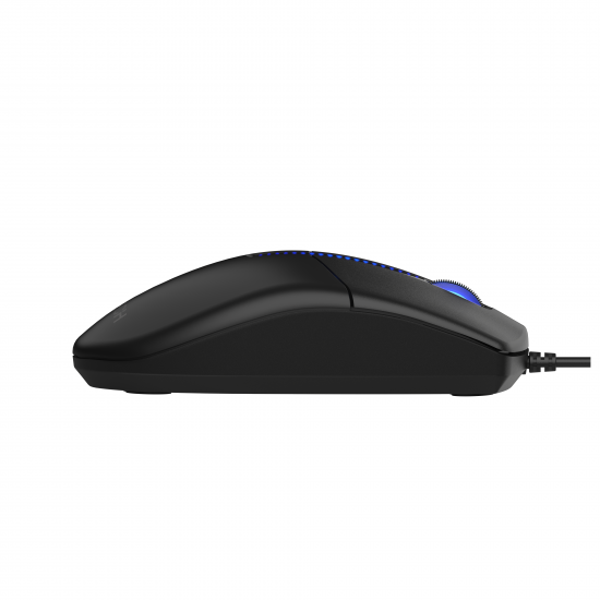 A4tech Illuminate N530S Жична безшумна мишкa черна, 1200 dpi