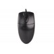 A4tech OP 620DS Оптична мишка, безшумен клик, USB черна