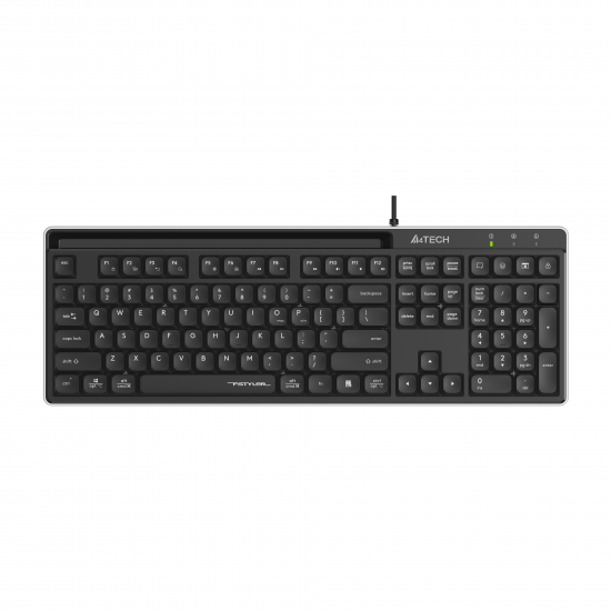A4tech Fstyler FX72 Жична клавиатура, ниско профилна, ножична технология, кирилизирана, черна