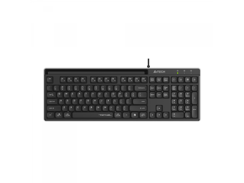 A4tech Fstyler FX72 Жична клавиатура, ниско профилна, ножична технология, кирилизирана, черна