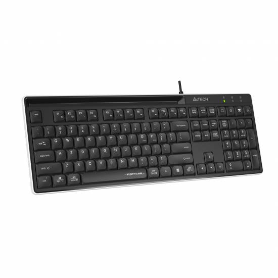 A4tech Fstyler FX72 Жична клавиатура, ниско профилна, ножична технология, кирилизирана, черна