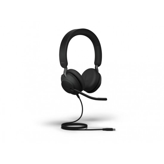 Jabra Evolve2 40 SE, USB-C, MS Stereo слушалка с микрофон