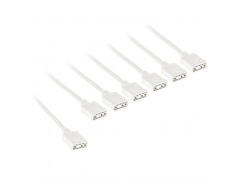Кабел Kolink ARGB 1-6 Сплитер - 30 cm Бял