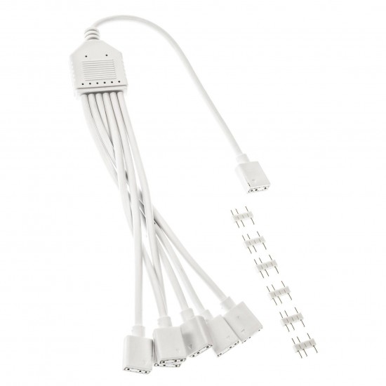 Кабел Kolink ARGB 1-6 Сплитер - 30 cm Бял