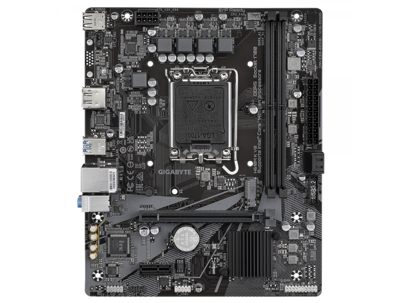Дънна платка GIGABYTE H610M K V2 DDR5, socket 1700, Micro ATX