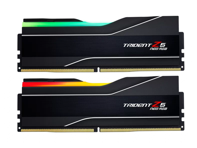Памет G.SKILL Trident Z5 Neo RGB Black 32GB(2x16GB) DDR5 6000MHz CL26 - AMD EXPO