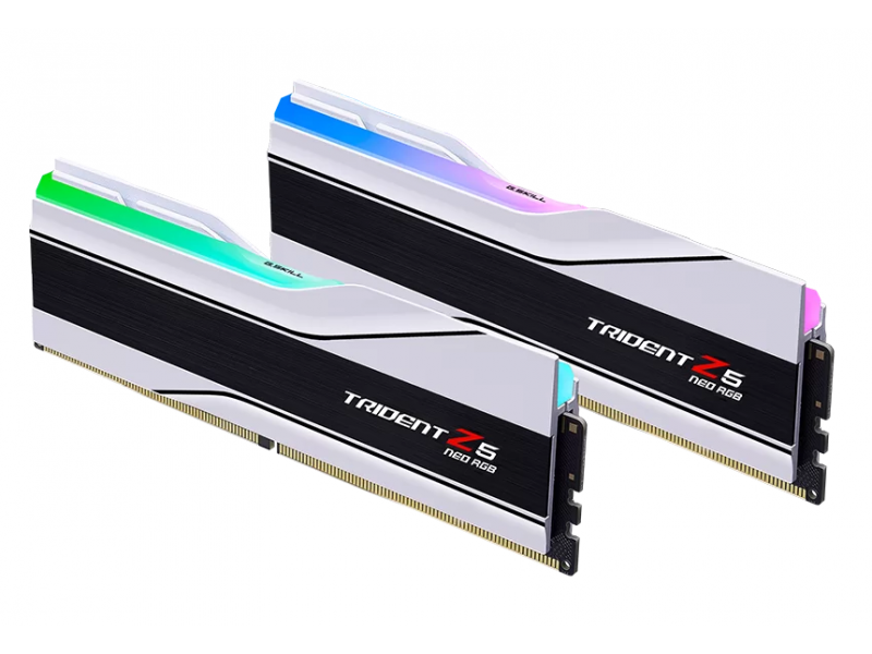 Памет G.SKILL Trident Z5 Neo RGB White 64GB(2x32GB) DDR5 6000MHz CL26 - AMD EXPO