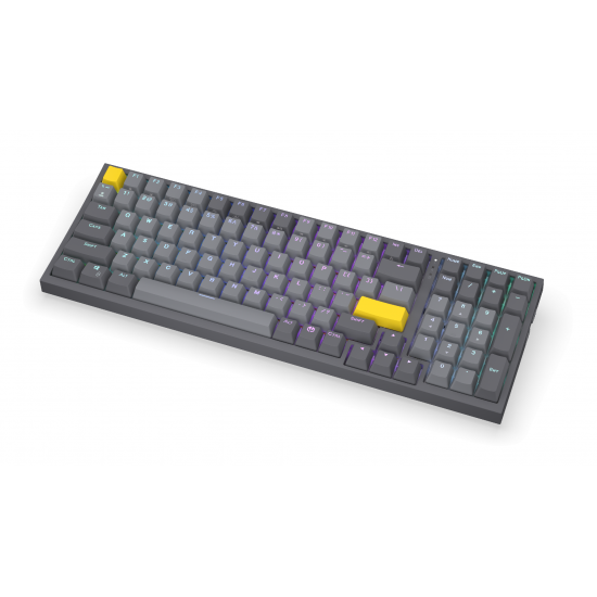 Геймърскa безжична механична клавиатура ENDORFY Celeris 1800 - Endorfy Yellow Switch - Full Size