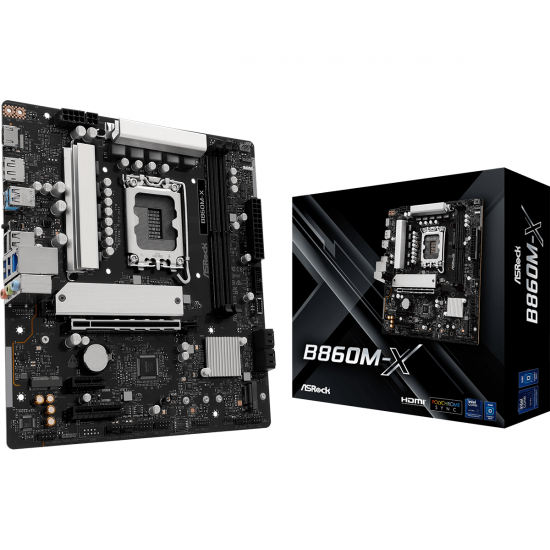 Дънна платка ASRock B860M-X, LGA 1851