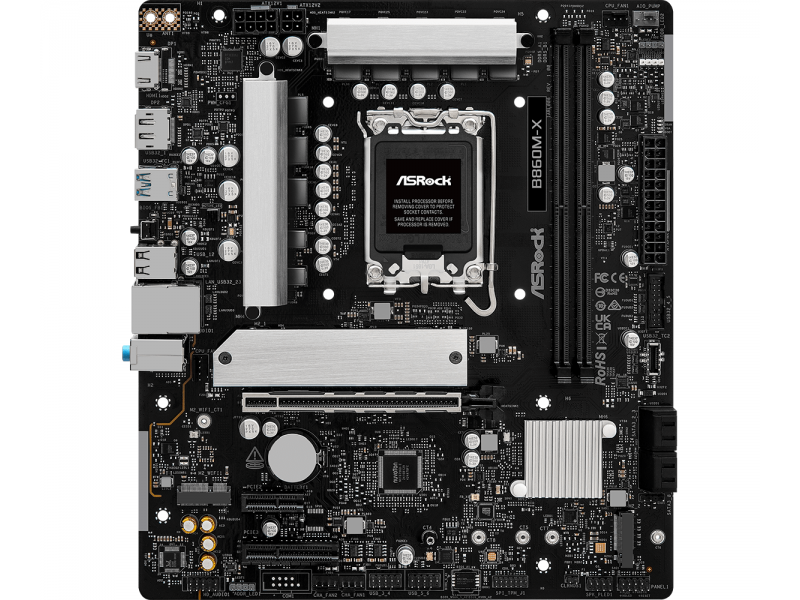 Дънна платка ASRock B860M-X, LGA 1851