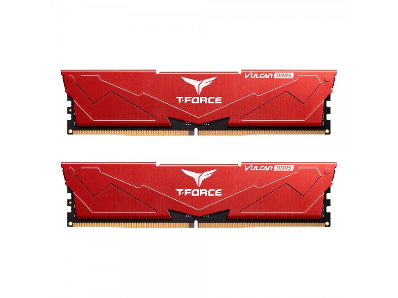 Памет Team Group T-Force Vulcan Red DDR5 32GB (2x16GB) 6000MHz CL30